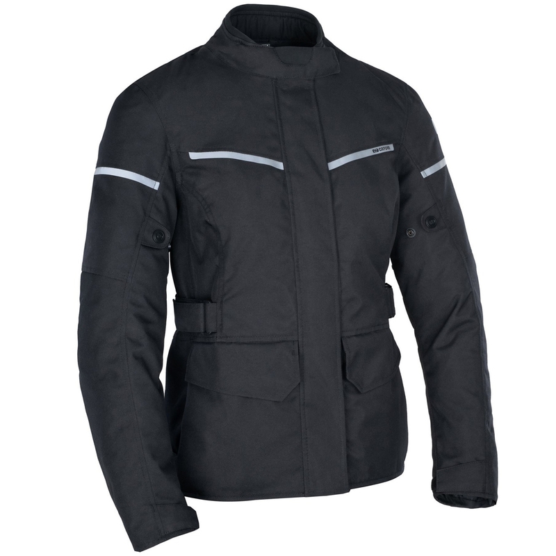 Oxford Spartan Long WP Motorcykeljakke til kvinder Sort