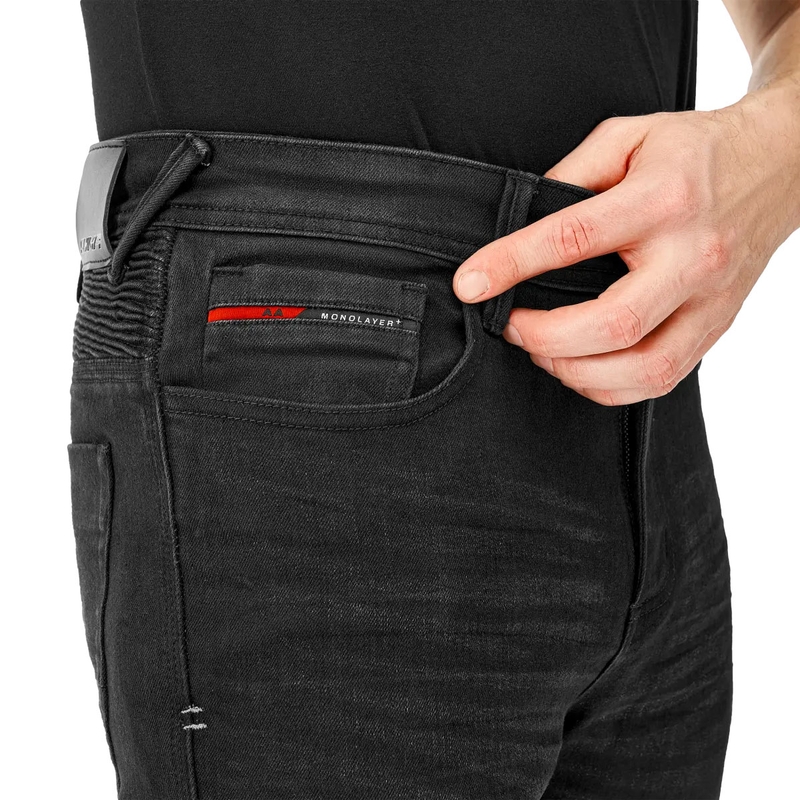 Shima Zenith Extended Motorcycle Pants Sort