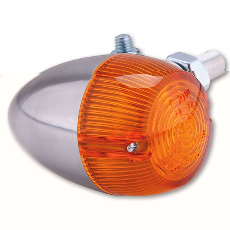 Motorcykel blinklys Highsider Smart Bullet krom