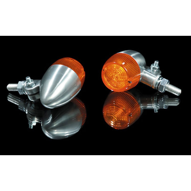 Motorcykel blinklys Highsider Smart Bullet krom
