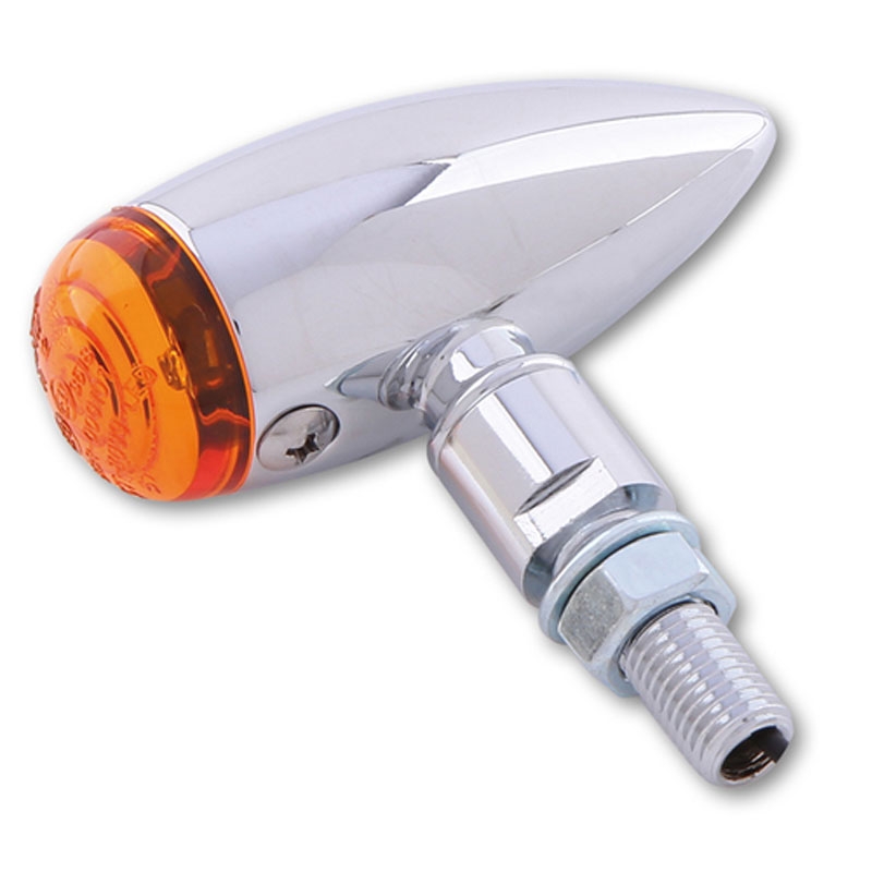 Motorcykel blinklys Highsider Smart Micro-bullet krom