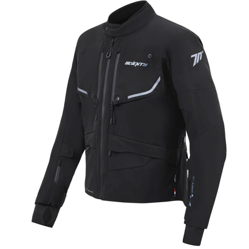 Dame motorcykeljakke Seventy Degrees SD-JT47 Expedition sort