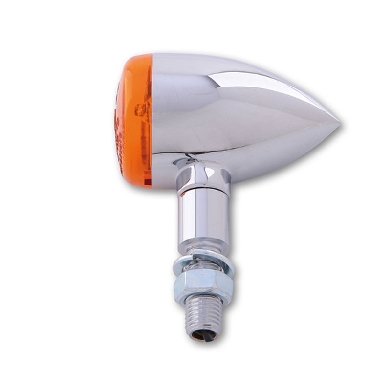 Motorcykel blinklys Highsider Smart Mini Bullet krom