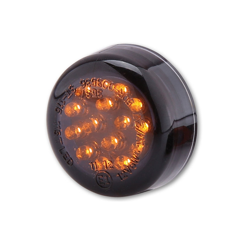 Highsider Smart LED Disc motorcykel blinklys sort