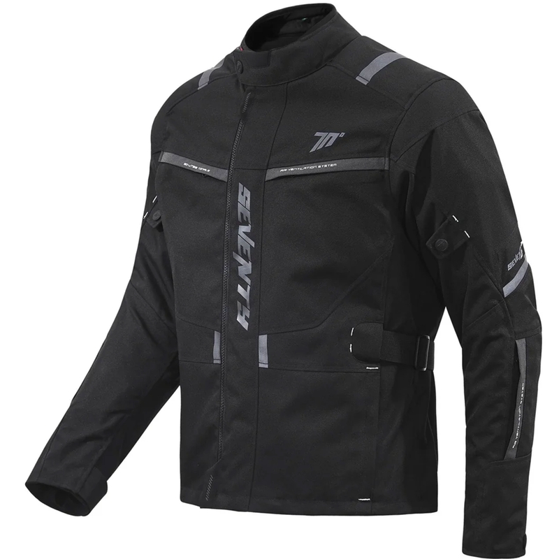 Halvfjerds grader SD-JT83 Tonale Motorcykeljakke Sort