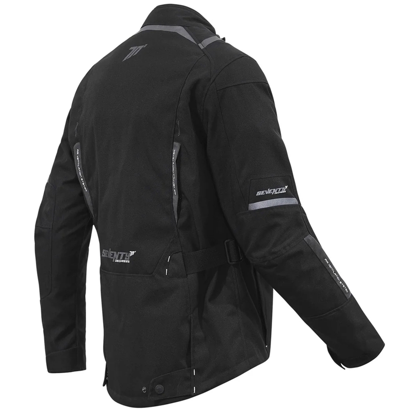 Halvfjerds grader SD-JT83 Tonale Motorcykeljakke Sort
