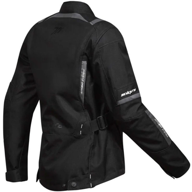 Dame motorcykeljakke Seventy Degrees SD-JT85 Tonale sort