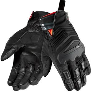 Motorcykelhandsker Halvfjerds grader SD-T13 Aspen Lys sort-rød