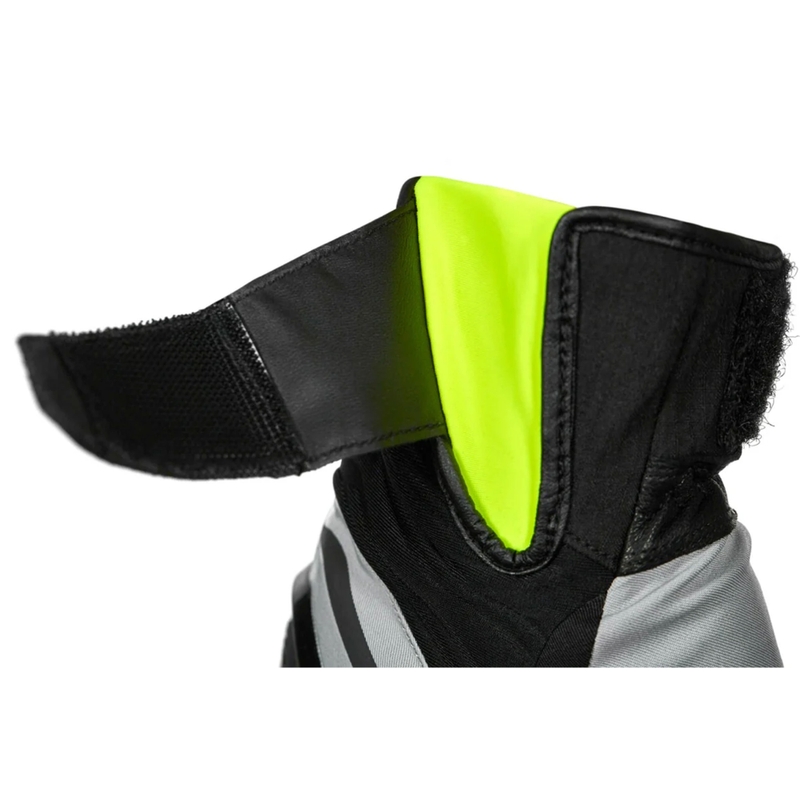 Motorcykelhandsker Halvfjerds grader SD-T13 Aspen Lys sort-grå-fluo gul