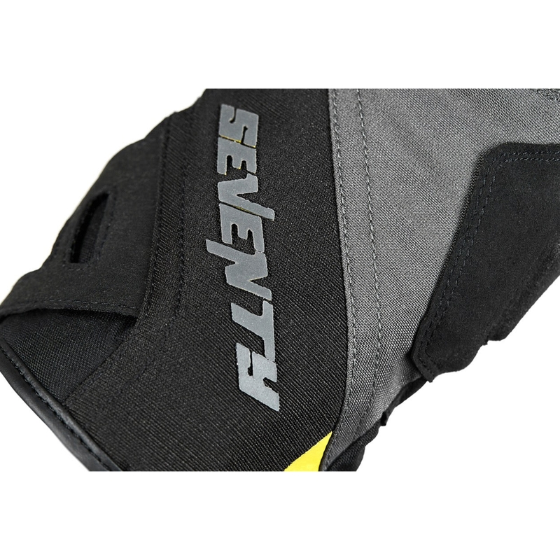 Motorcykelhandsker Halvfjerds grader SD-T55 Atak sort-fluo gul