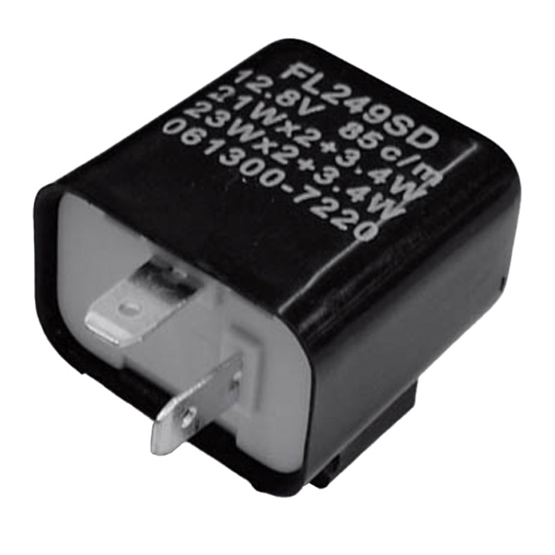 Highsider Smart 2-polet blinklyskontakt 12v/21w sort