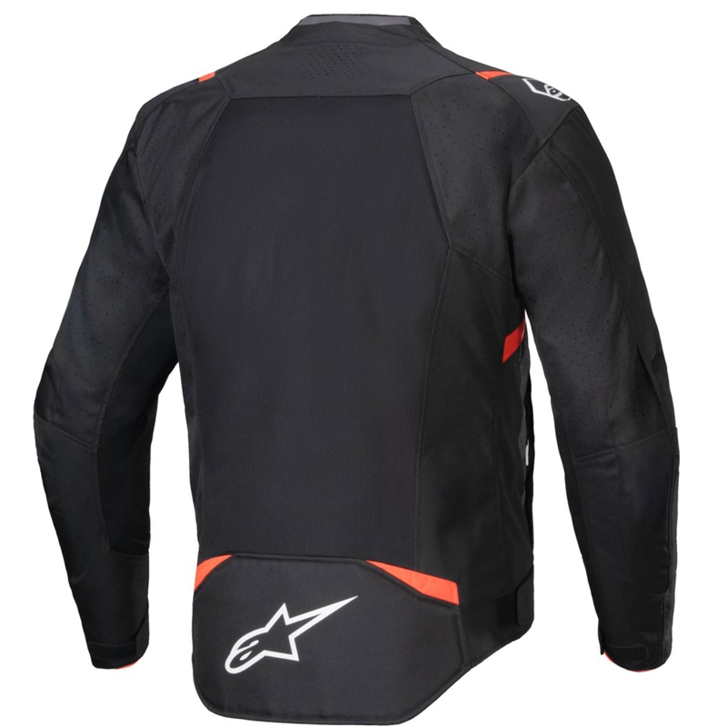 Alpinestars T-SPS Air V2 motorcykeljakke sort-fluo rød