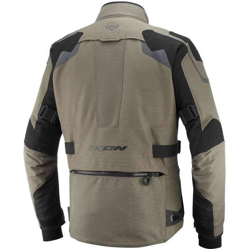 Motorcykeljakke IXON Odin khaki-sort