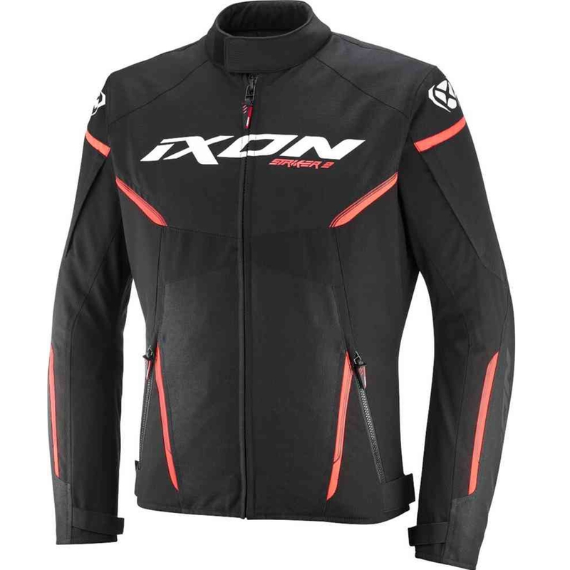 Motorcykeljakke IXON Striker 2 sort-hvid-rød