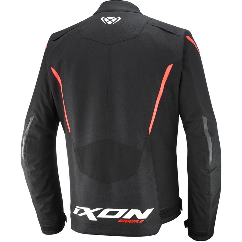 Motorcykeljakke IXON Striker 2 sort-hvid-rød