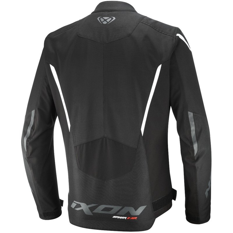Motorcykeljakke IXON Striker 2 Air WP sort og hvid