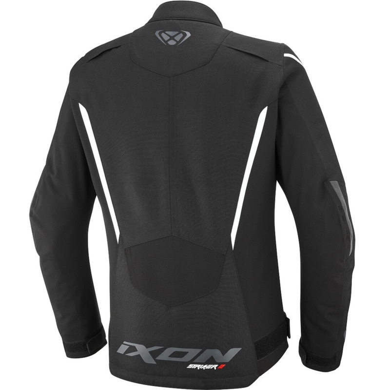 Dame motorcykeljakke IXON Striker 2 Lady sort-hvid