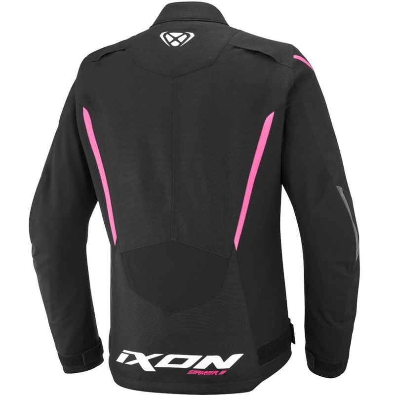 Motorcykeljakke til kvinder IXON Striker 2 Lady sort og pink