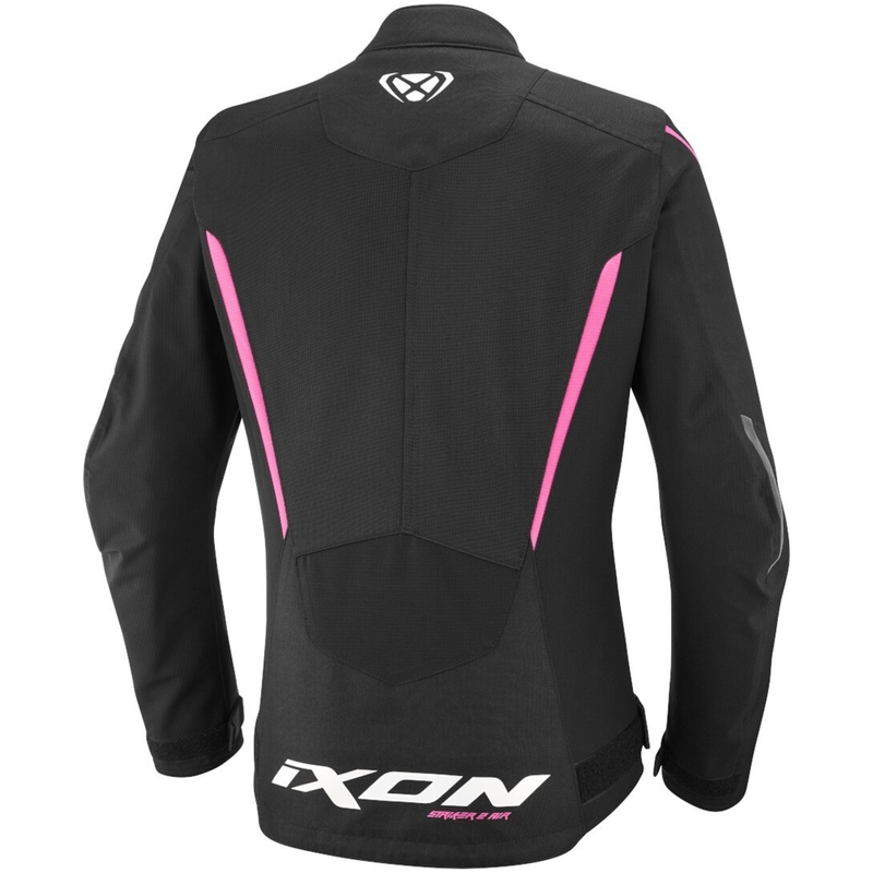 Motorcykeljakke til kvinder IXON Striker 2 Air WP Lady sort og pink