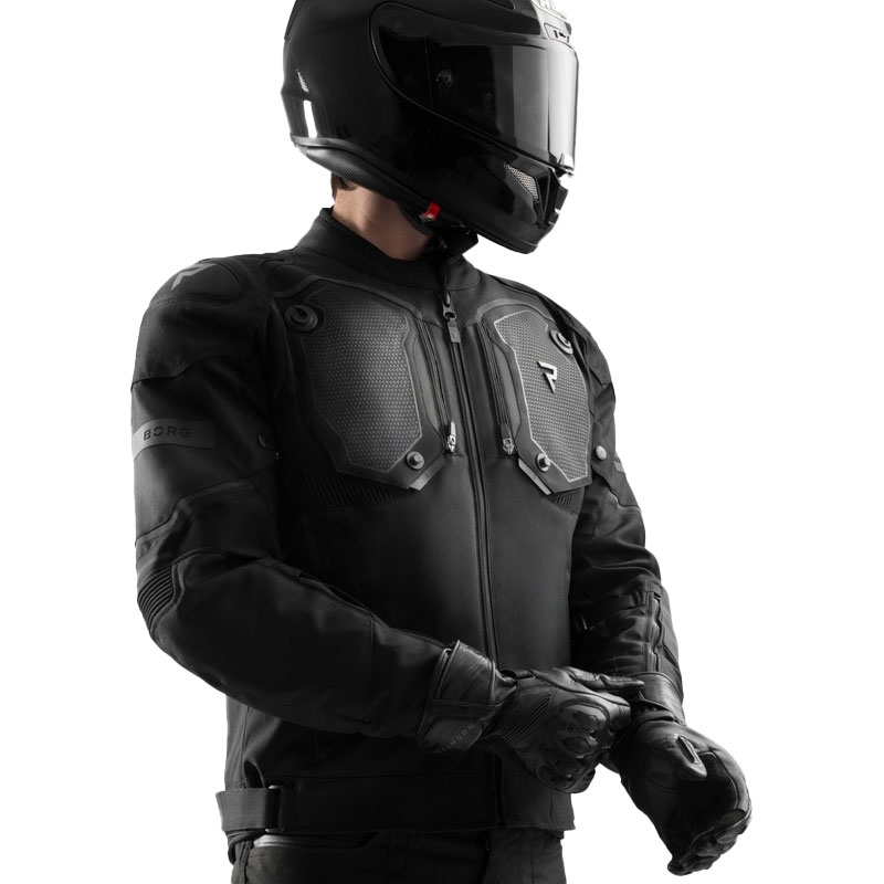 Motorcykeljakke Rebelhorn Borg II sort