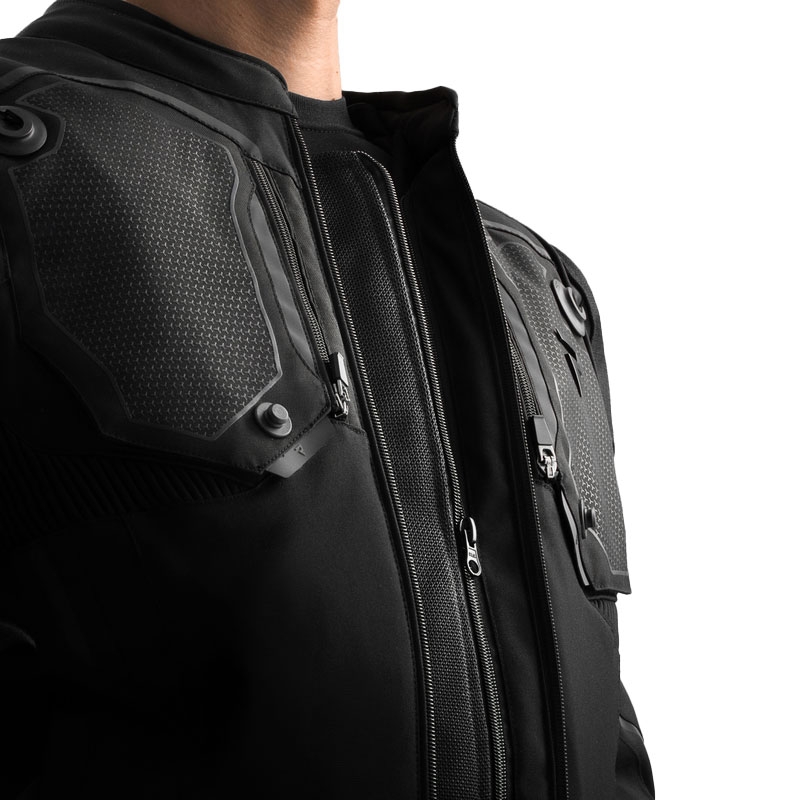 Motorcykeljakke Rebelhorn Borg II sort