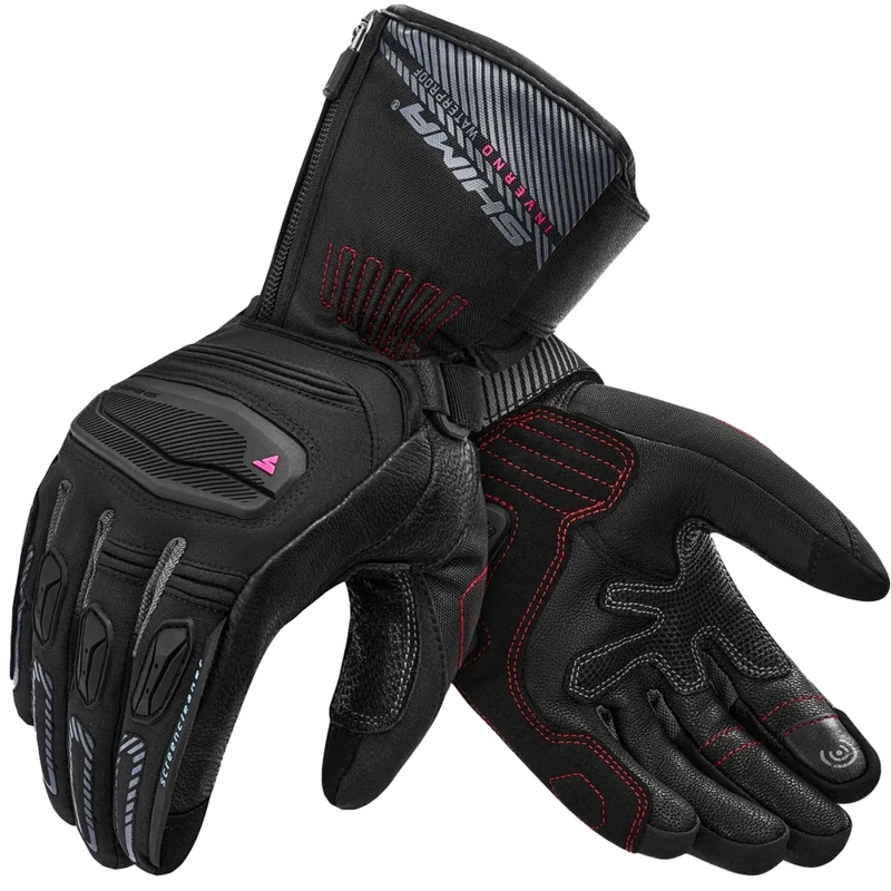 Dame motorcykelhandsker Shima Inverno sort