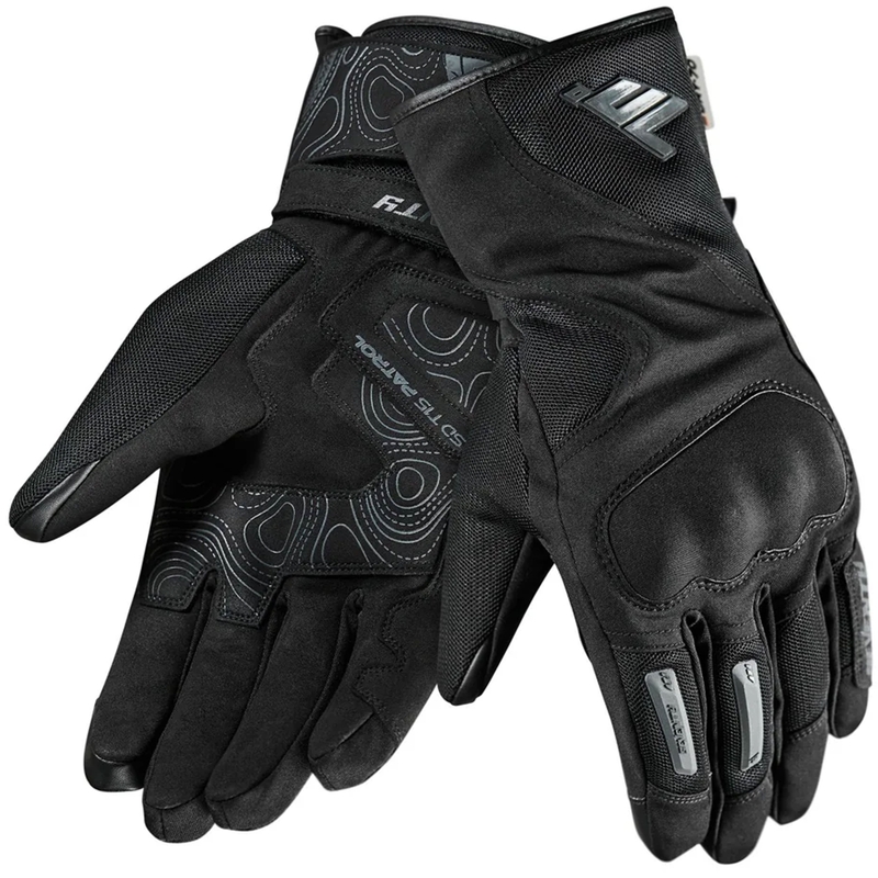 Motorcykelhandsker Seventy Degrees SD-T15 Patrol, Sort