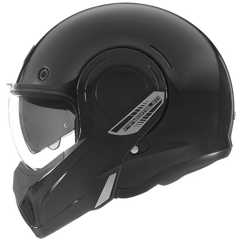 NOX PREMIUM Stratos flip-up motorcykelhjelm matsort