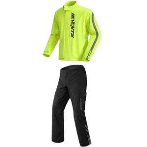 Todelt regnsæt Seventy Degrees SD-S5 Monsoon Suit fluo gul-sort