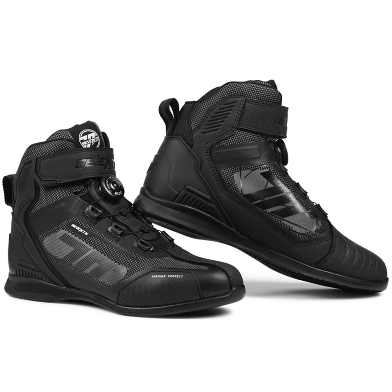 Seventy Degrees SD-BR3 Veloce PRO motorcykelstøvler, sort