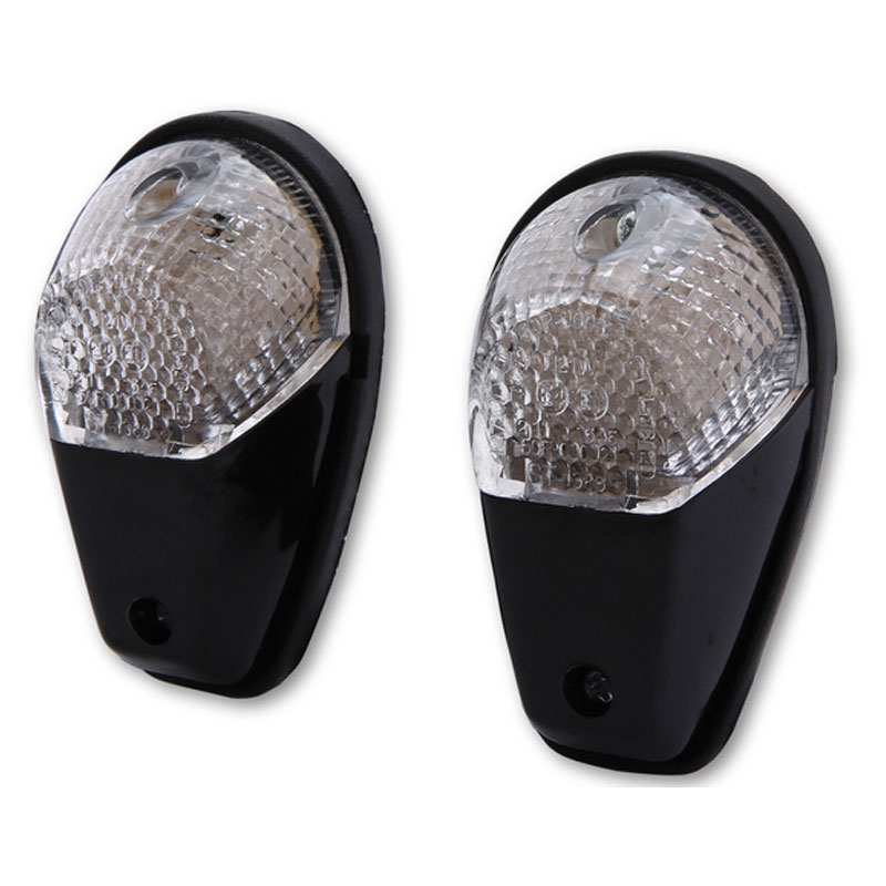 Motorcykel blinklys Highsider Smart LED sort-klar
