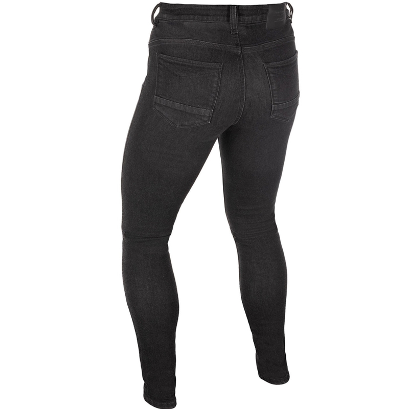Dame motorcykeljeans Oxford Sofia AA Slim jeans sorte