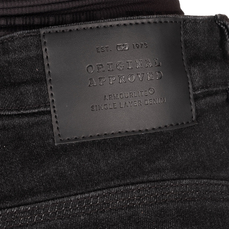 Dame motorcykeljeans Oxford Sofia AA Slim jeans sorte