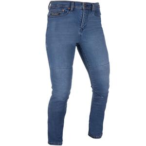 Dame motorcykeljeans Oxford Sofia AA lige korte jeans blå
