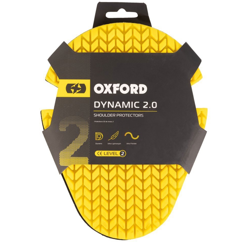 Oxford Dynamic 2.0 level 2 skulderbeskyttere gul
