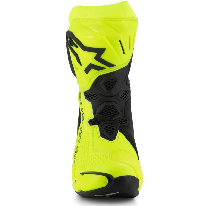 Alpinestars Supertech R motorcykelstøvler fluo gul-sort