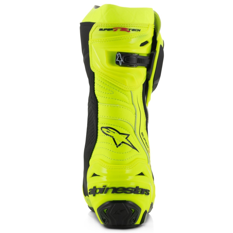 Alpinestars Supertech R motorcykelstøvler fluo gul-sort