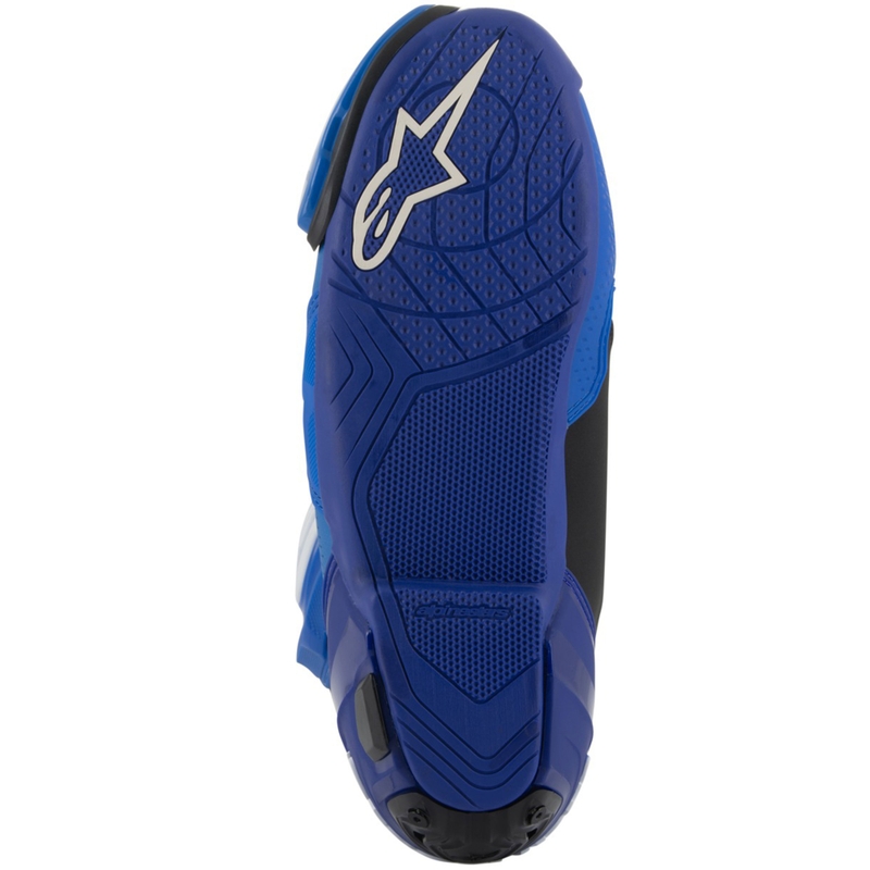 Motorcykelstøvler Alpinestars Supertech R Ventileret Blå-Sort