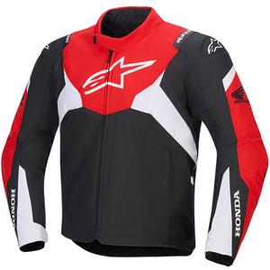 Jakke Alpinestars T-Jaws V4 Vandtæt Honda Collection, Sort/Rød/Hvid