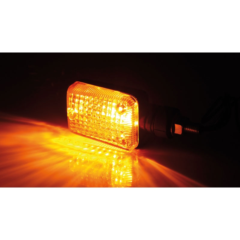 Motorcykel blinklys Highsider Smart Mini kort sort