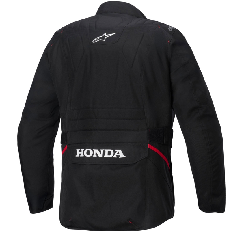 Alpinestars ST-1 Vandtæt motorcykeljakke Honda kollektion sort-rød