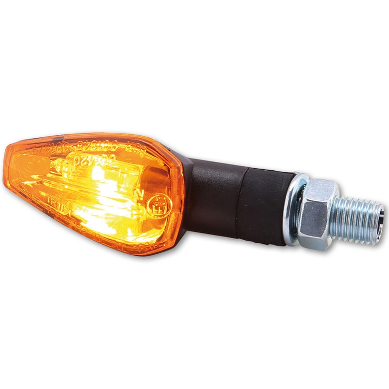 Motorcykel blinklys Highsider Smart Peak kort sort