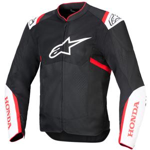 Motorcykeljakke Alpinestars T-SPS Air V2 Honda Collection, Sort/Hvid/Rød