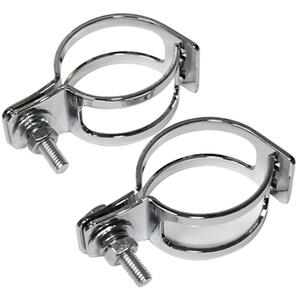 Klemme til fastgørelse af blinklys på Highsider Smart-rør, krom