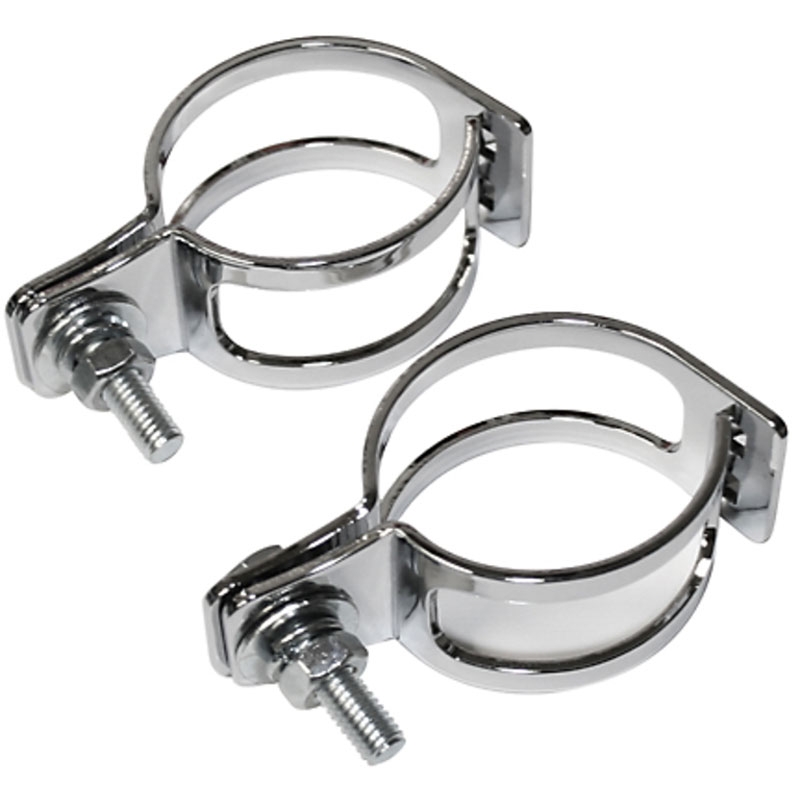 Klemme til fastgørelse af blinklys på Highsider Smart-rør, krom