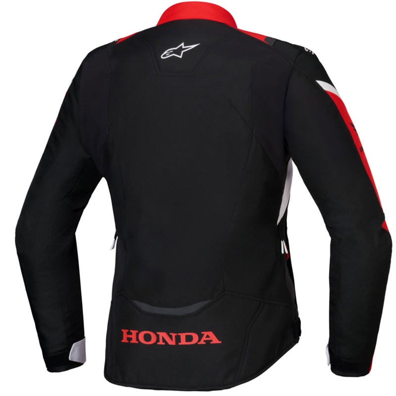 Motorcykeljakke Alpinestars Stella T-Jaws V4 Vandtæt Dame Honda Collection Sort/Rød/Hvid