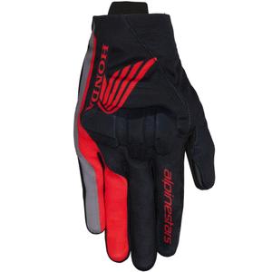 Motorcykelhandsker Alpinestars Reef V2 Honda Collection, Sort/Rød/Grå