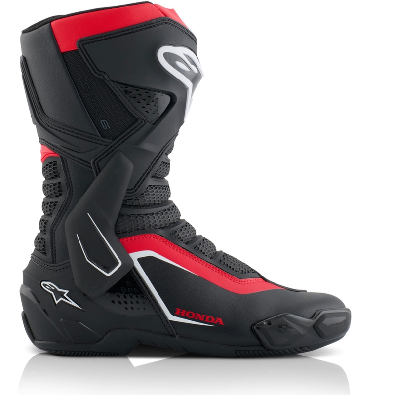 Alpinestars SMX-6 V3 Motorcykelstøvler Honda Collection Sort-Rød-Hvid
