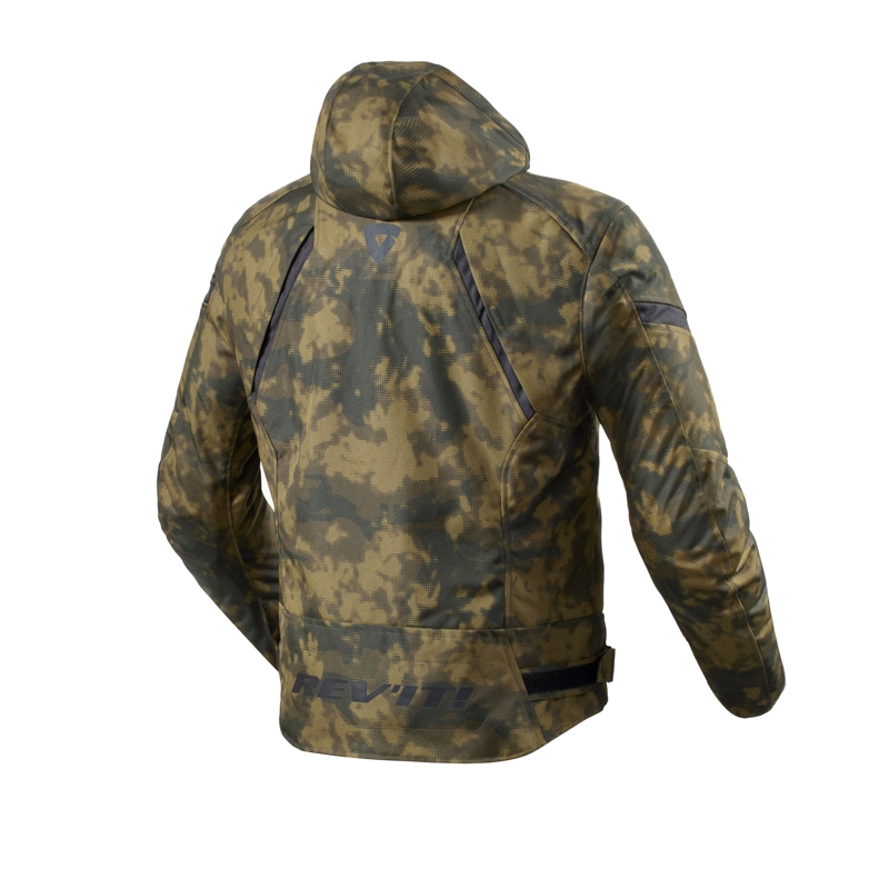 Revit Flare 3 H2O camo mørkegrøn motorcykeljakke
