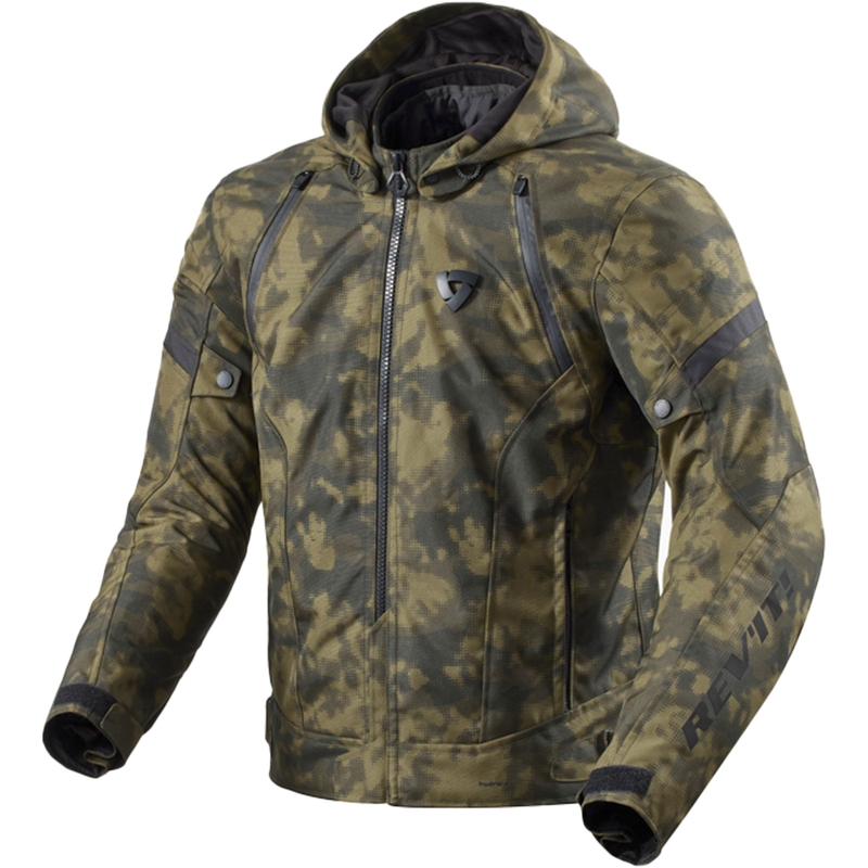 Revit Flare 3 H2O camo mørkegrøn motorcykeljakke